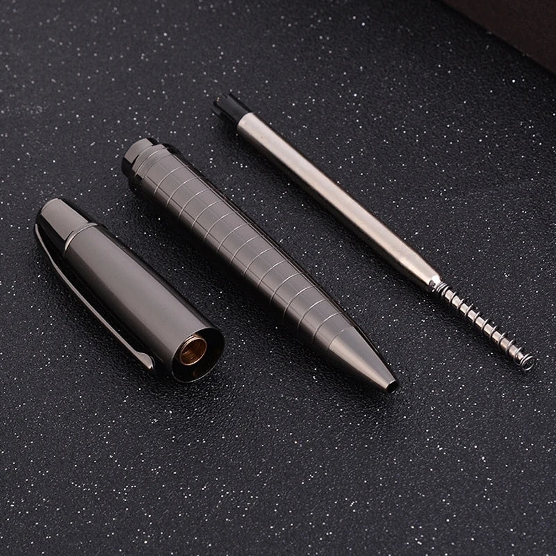 Luxury Heavy Feel Metal Ballpoint Pens School Business Office Signature Roller Pen Writing Ballpen Student Stationery Supplies