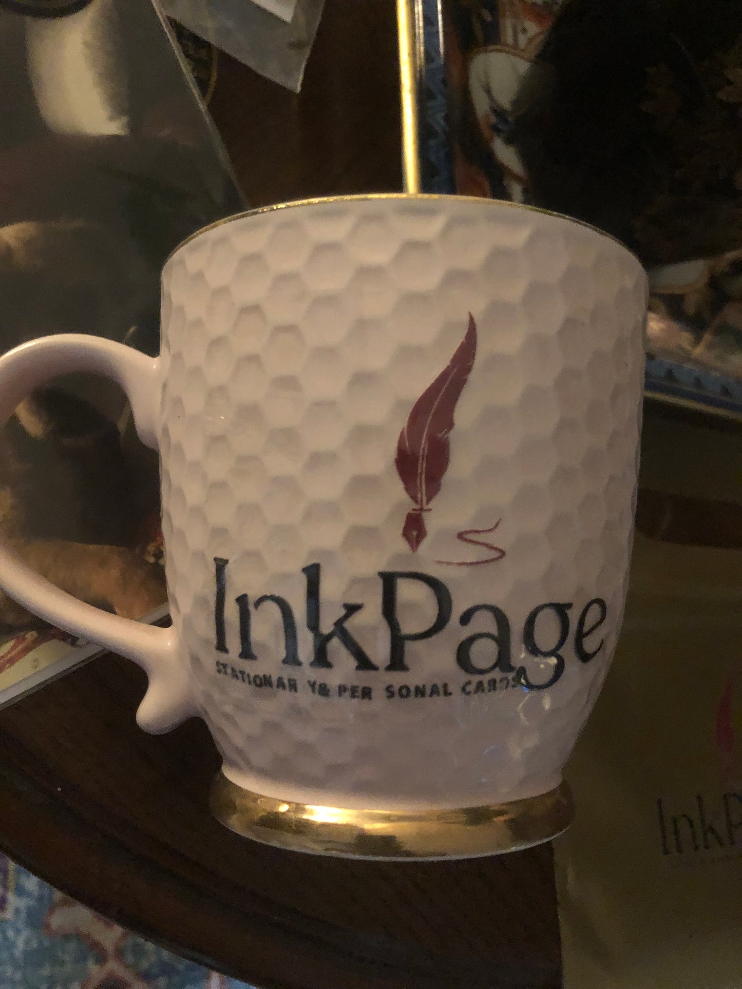 INKPAGE Extraordinary journals. Paintings. Gold bags and Expresso Fine Cups. ❤️🤗🌹