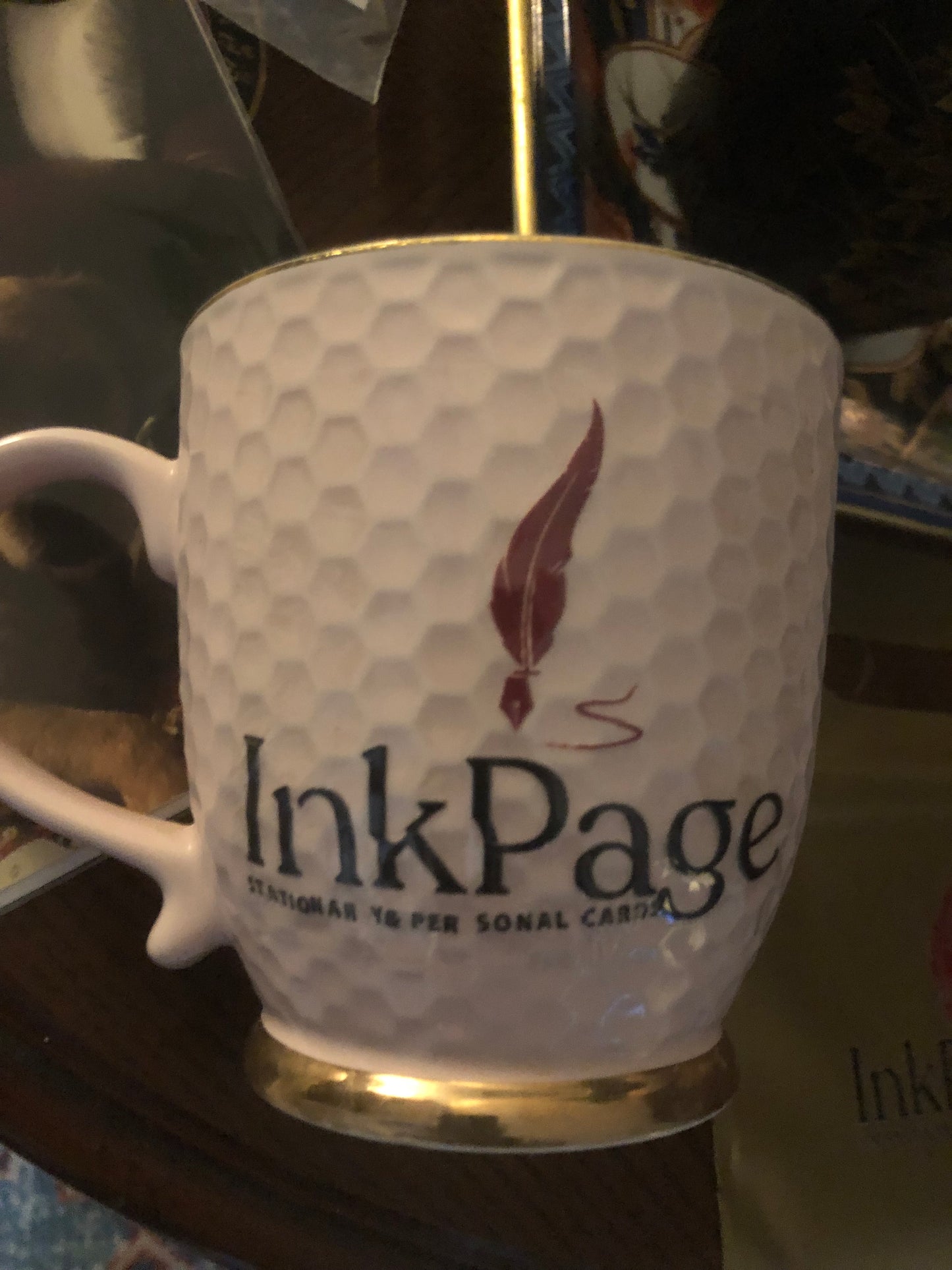 INKPAGE Extraordinary journals. Paintings. Gold bags and Expresso Fine Cups. ❤️🤗🌹